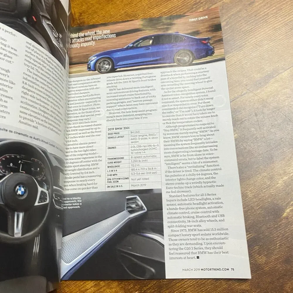 MOTOR TREND MAGAZINE-------MARCH 2019
